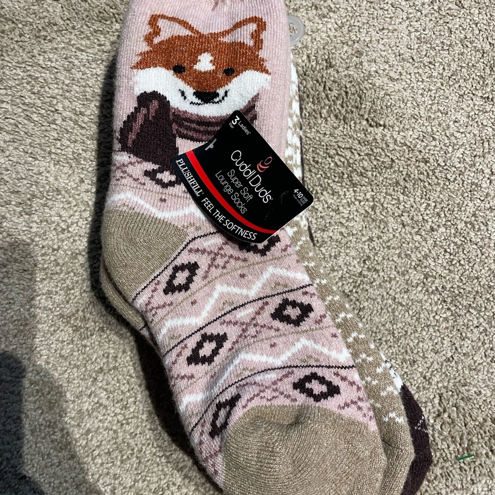 Cuddle Duds Super soft lounge socks 3 pack